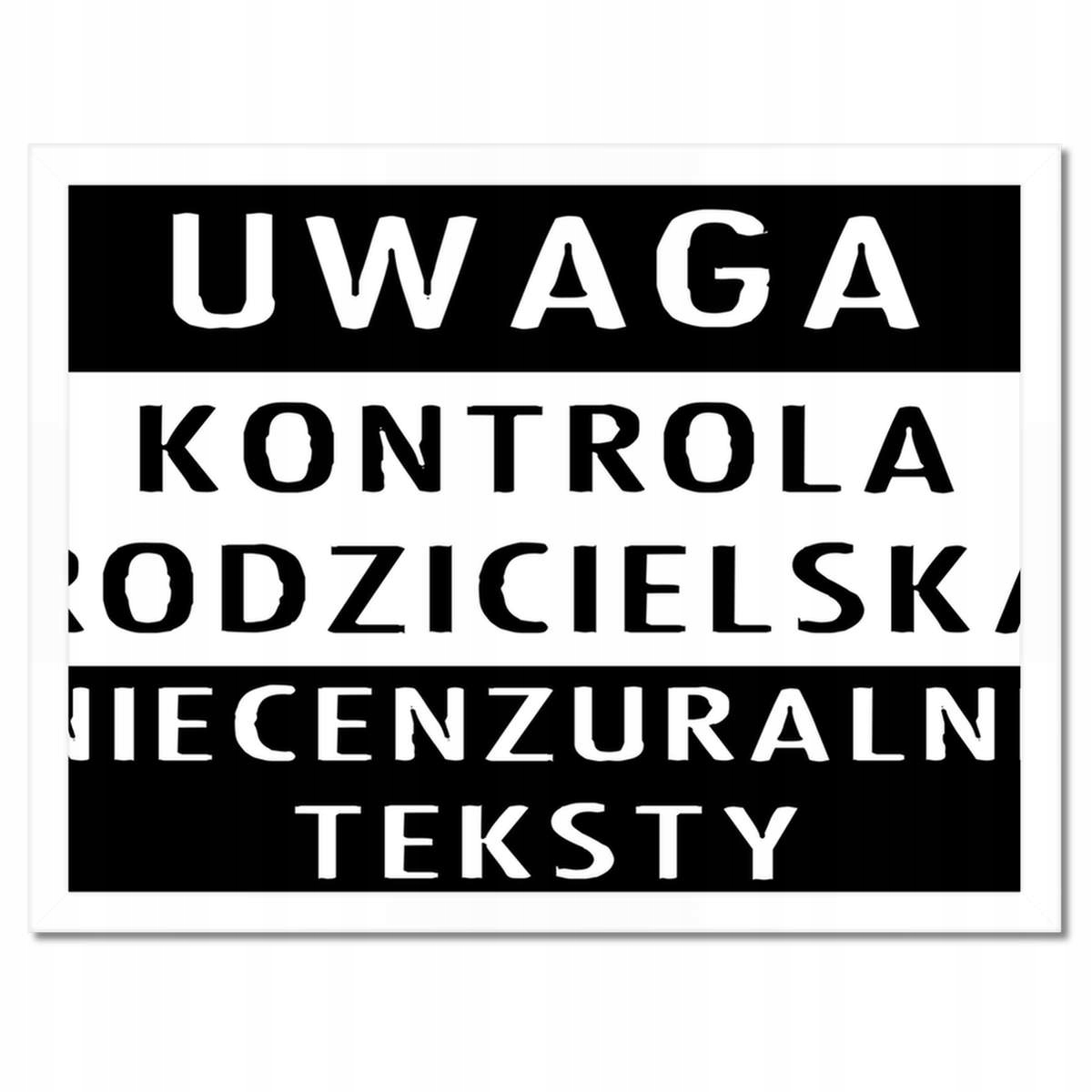 Plakáty v rámu 40x30 Rodičovská kontrola