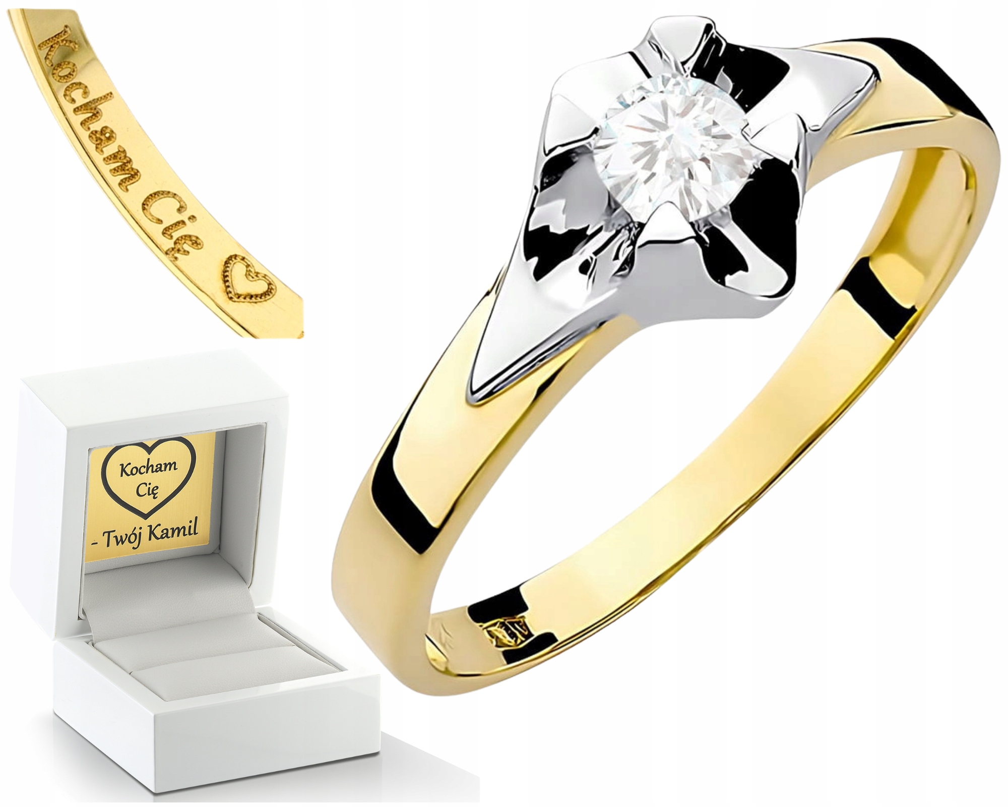 Nekompromisní Šperky Prstýnek S Laboratorním Diamantem