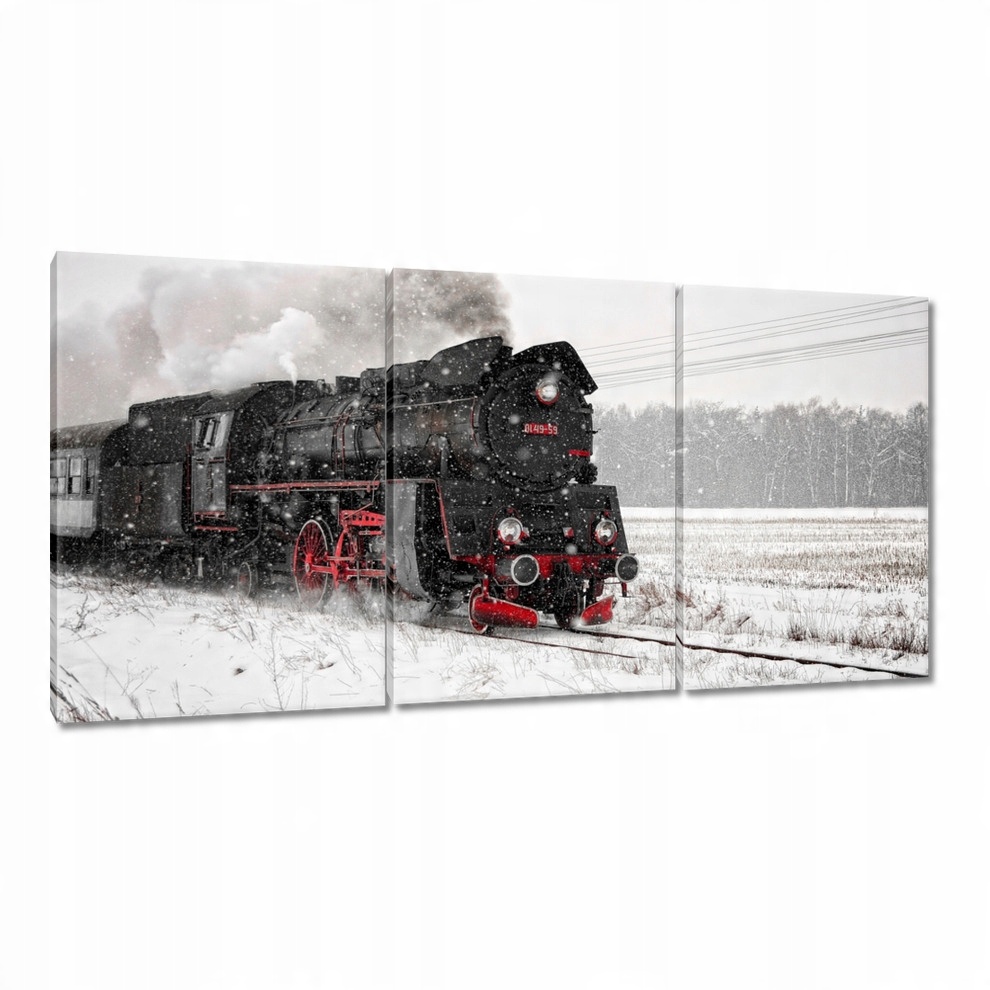 

Obrazy 240x120 Lokomotywa Ol49-59 Śnieg