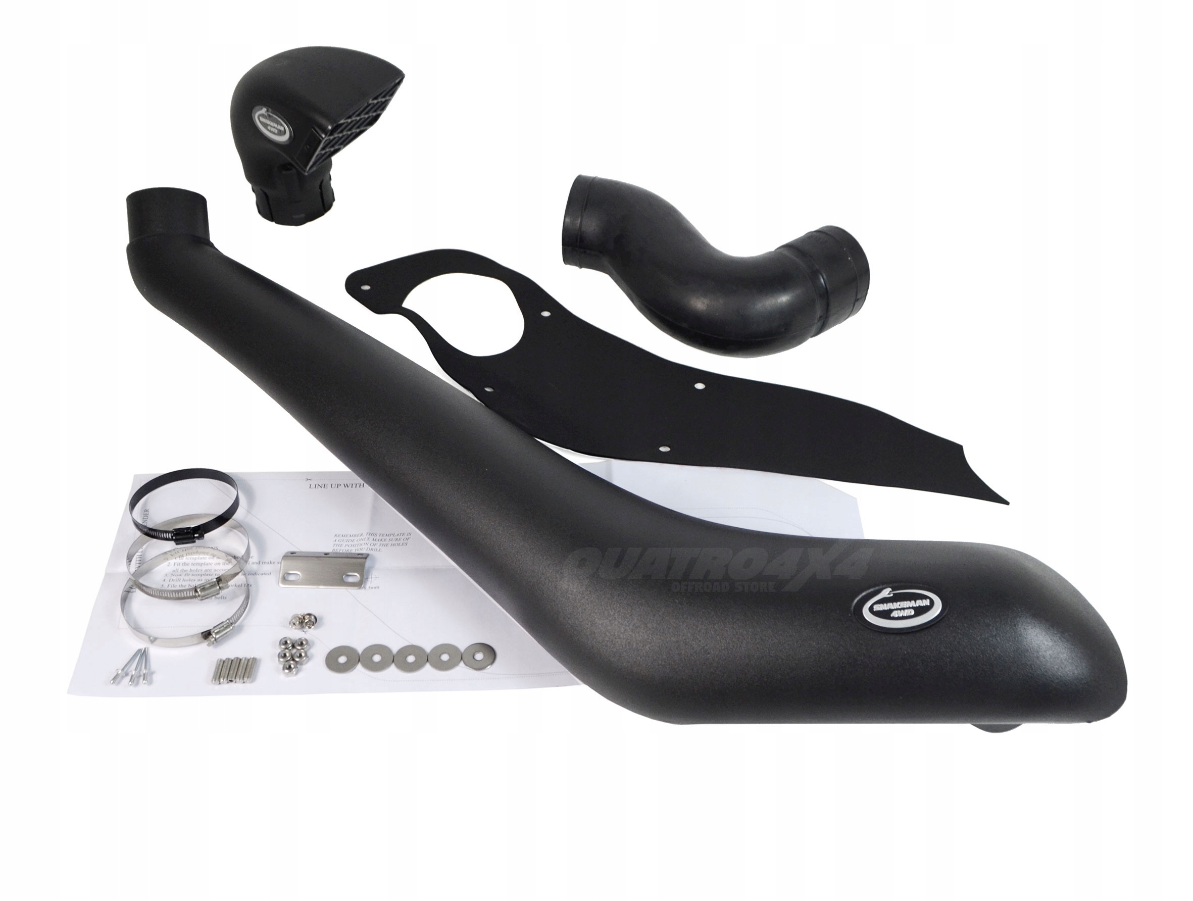 Toyota Hilux Revo (2016+) 2.8L 2,4L široké blatníky Snorkel Lldpe Vstup