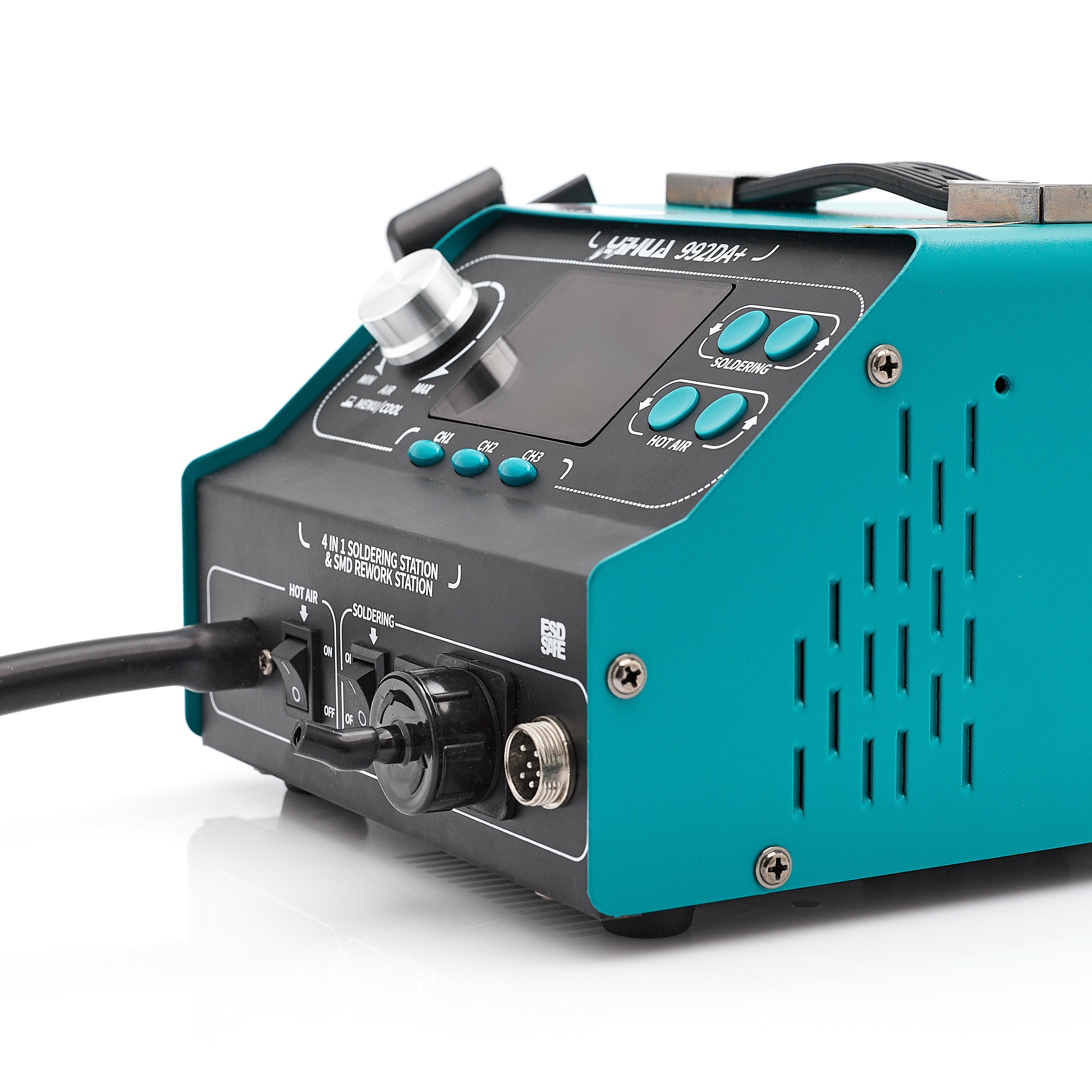 STACJA LUTOWNICZA 4W1 YIHUA 992DA+ UCHWYT DO PCB Model 992da+ platforma