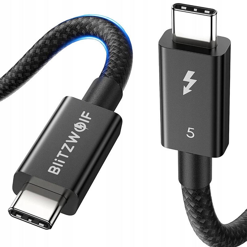 Kabel Usb-c na Usb-c BlitzWolf BW-HDC8 240W, 1.5 m (černý)