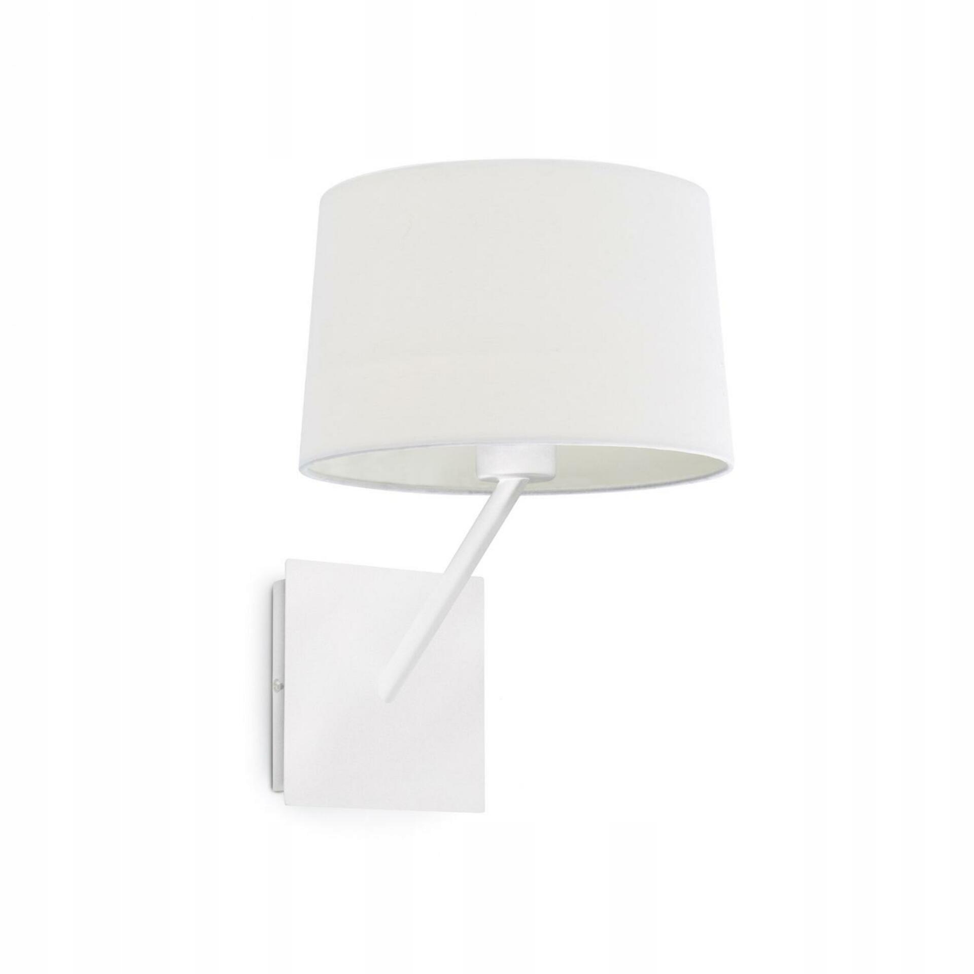 Faro Handy nástenná lampa biela, minimalistické svietidlo E27, IP20