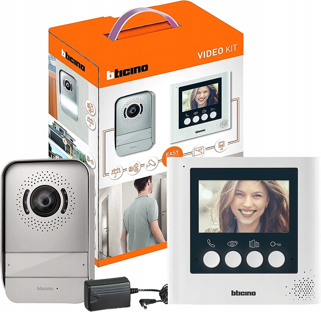 domofon wideodomofon Bticino 316913 4,3"