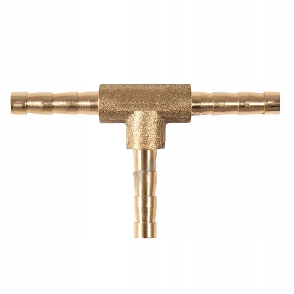 TRÓJNIK T mosiądz 4 mm do węży (paliwo , olej , powietrze)