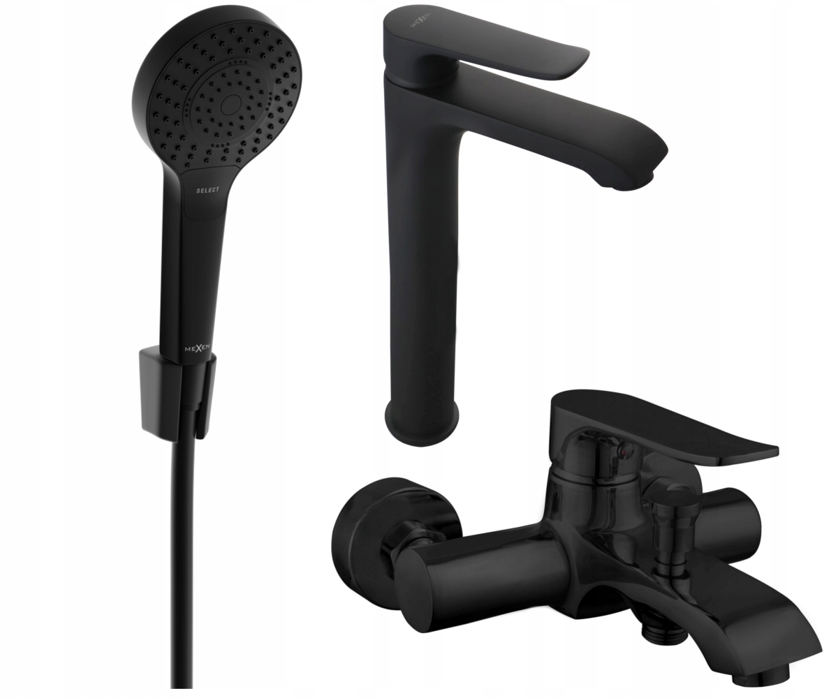 

Mexen Pecos R05 Zestaw Wannowy Bateria Czarny