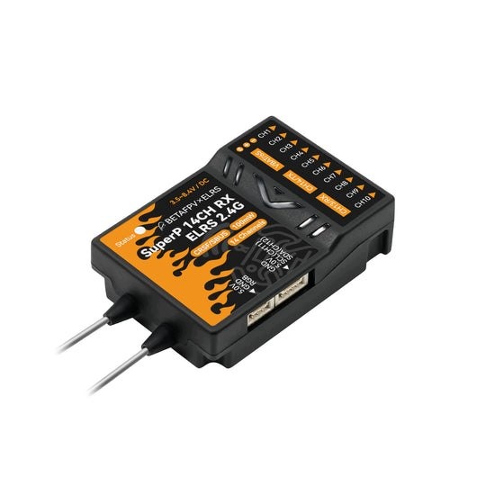 Přijímač Betafpv SuperP 14CH Diversity Elrs 2.4GHz Tcxo pro Fpv