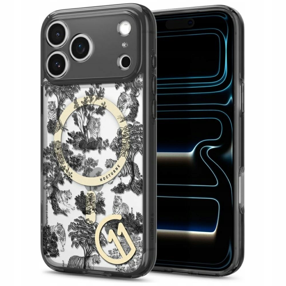 Pouzdro pro iPhone 17 Pro Max MagSafe nokturn Spigen Ultra Hybrid zadní kryt