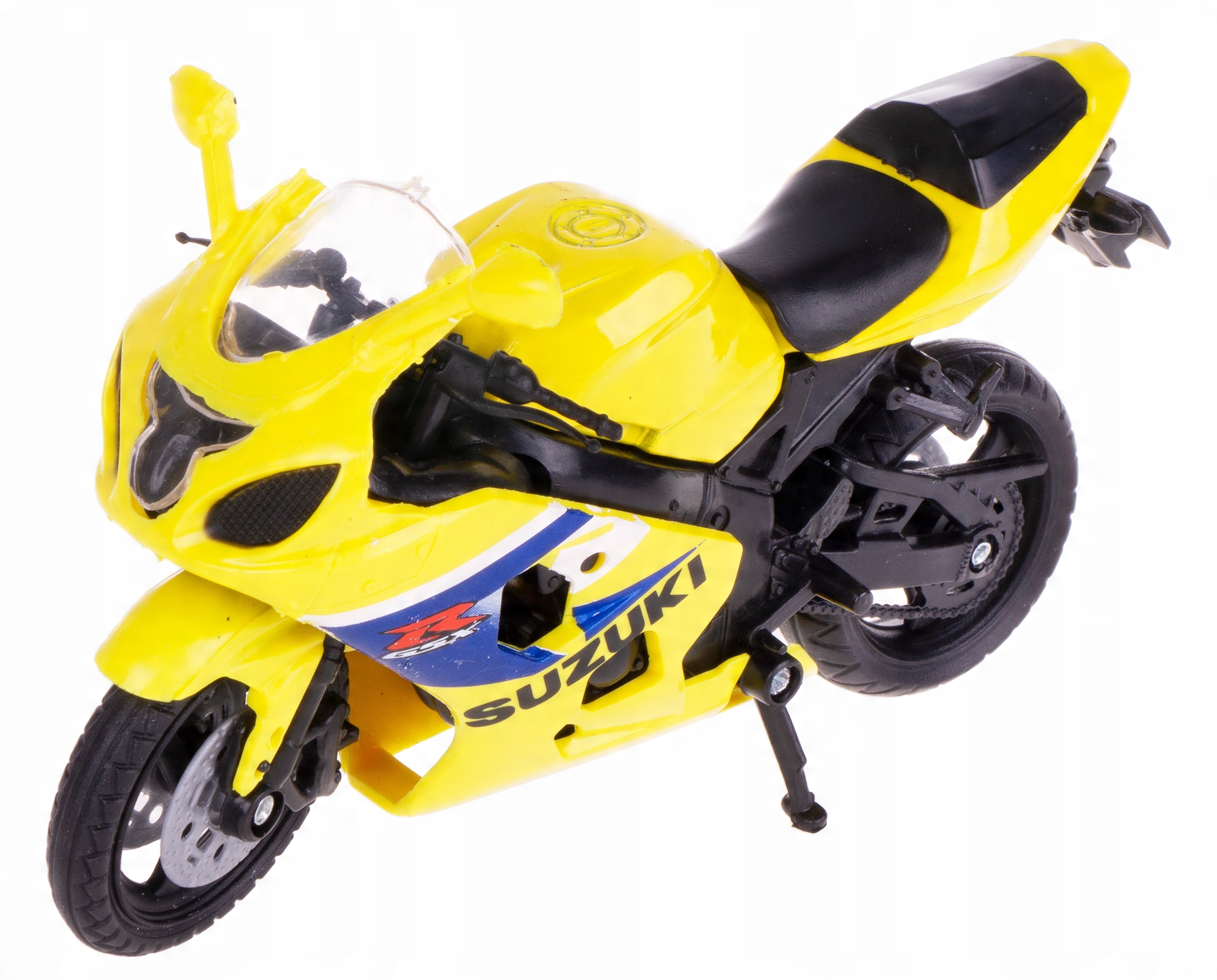 

Suzuki GSX-R600 Motocykl Ścigacz Model 1:18 Żółty