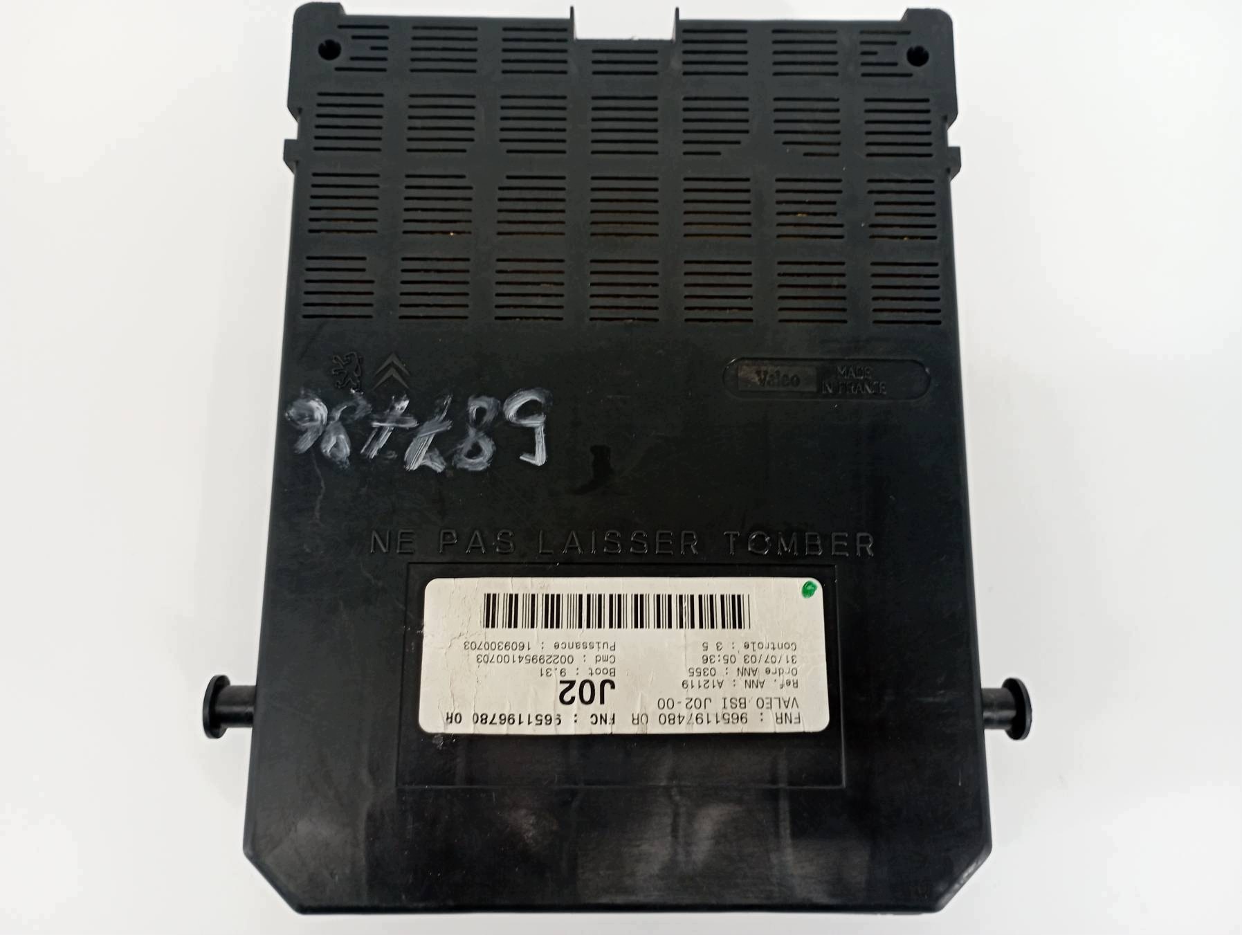 Scatola BSI 9651196780 J02 Peugeot 307 e (2001-2008)