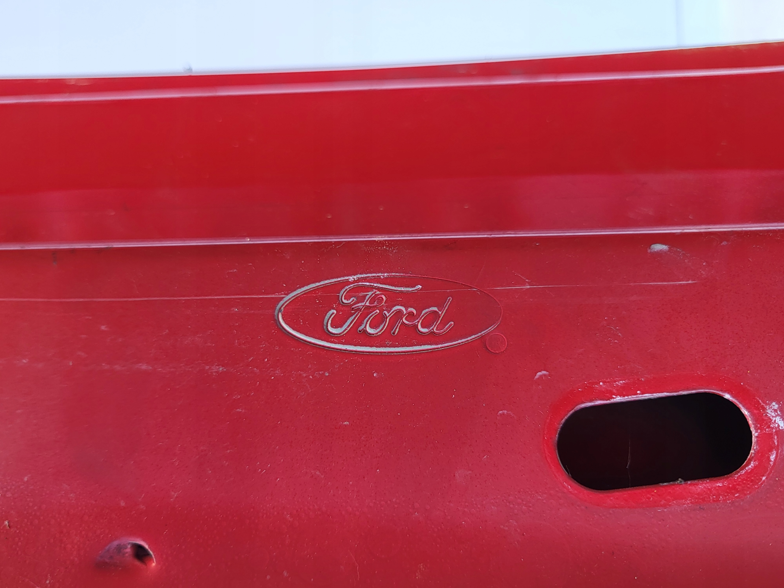 boot doors boot FORD FIESTA MK7 VII OE red
