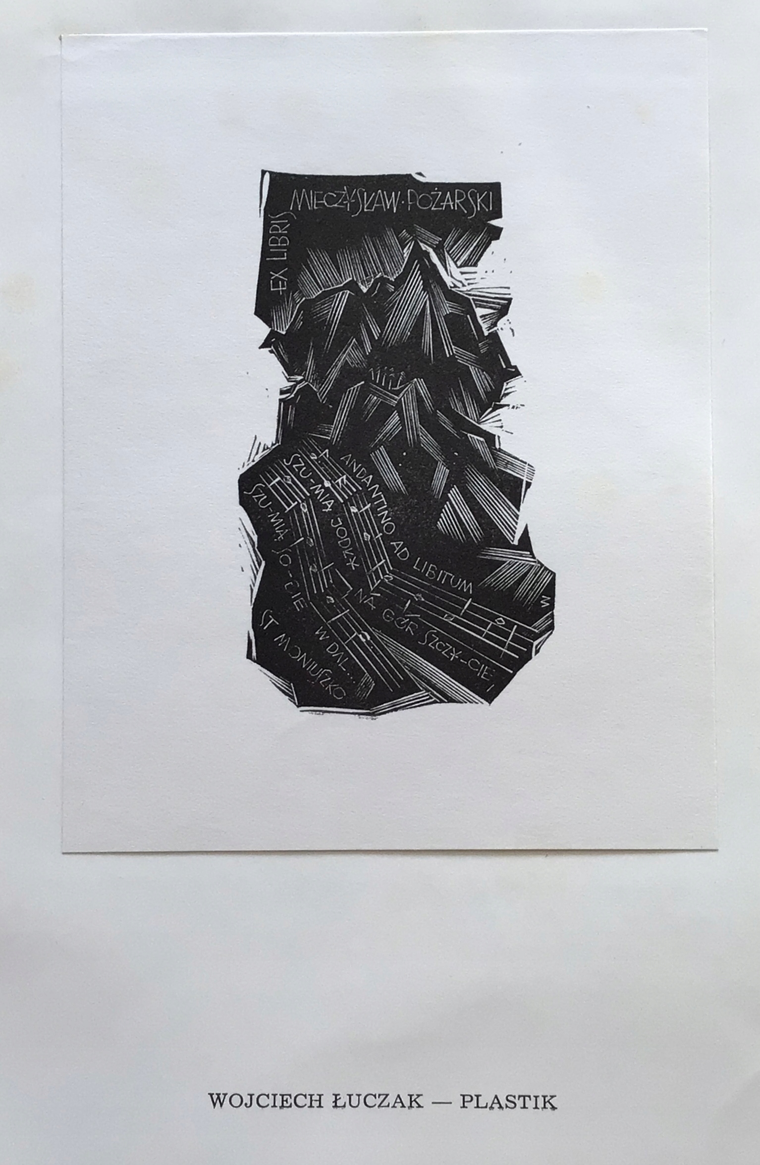 Ex-libris Wojciech Łuczak