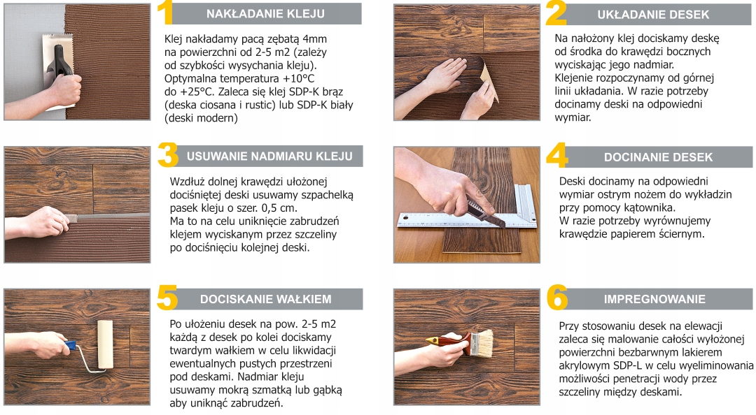 Deska Elewacyjna Imitacja Drewna 1m2 CIOSANA Liczba m² w ofercie 1 m²