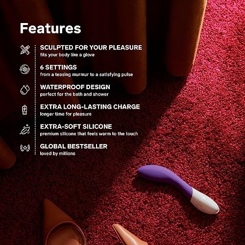 LELO MONA 2 Wibrator G Punkt Dla Kobiet Bezprzewodowy Masażer Fioletowy — miniatura 2