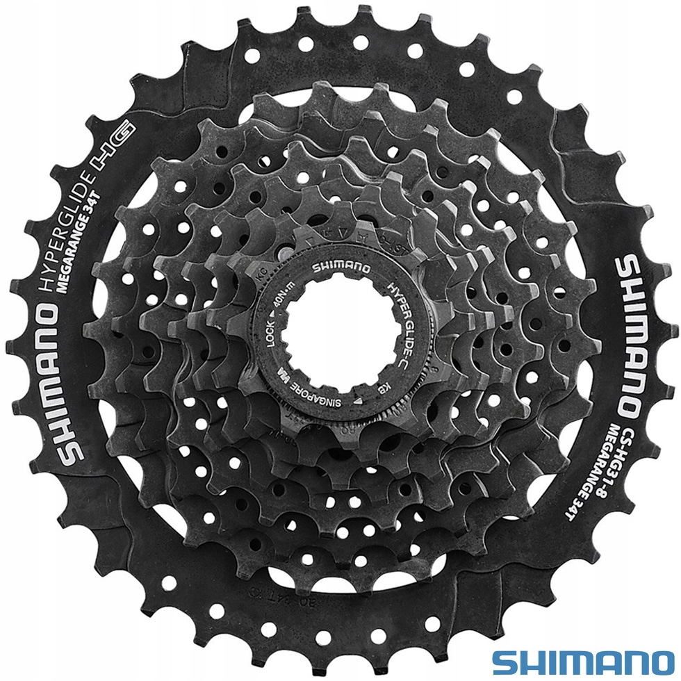 

Kaseta 8-RZĘDOWA Shimano CS-HG-31-8 11-34T 8 Rz