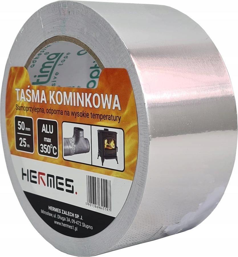 

Taśma aluminiowa wysokotemperaturowa 350'C 50x50
