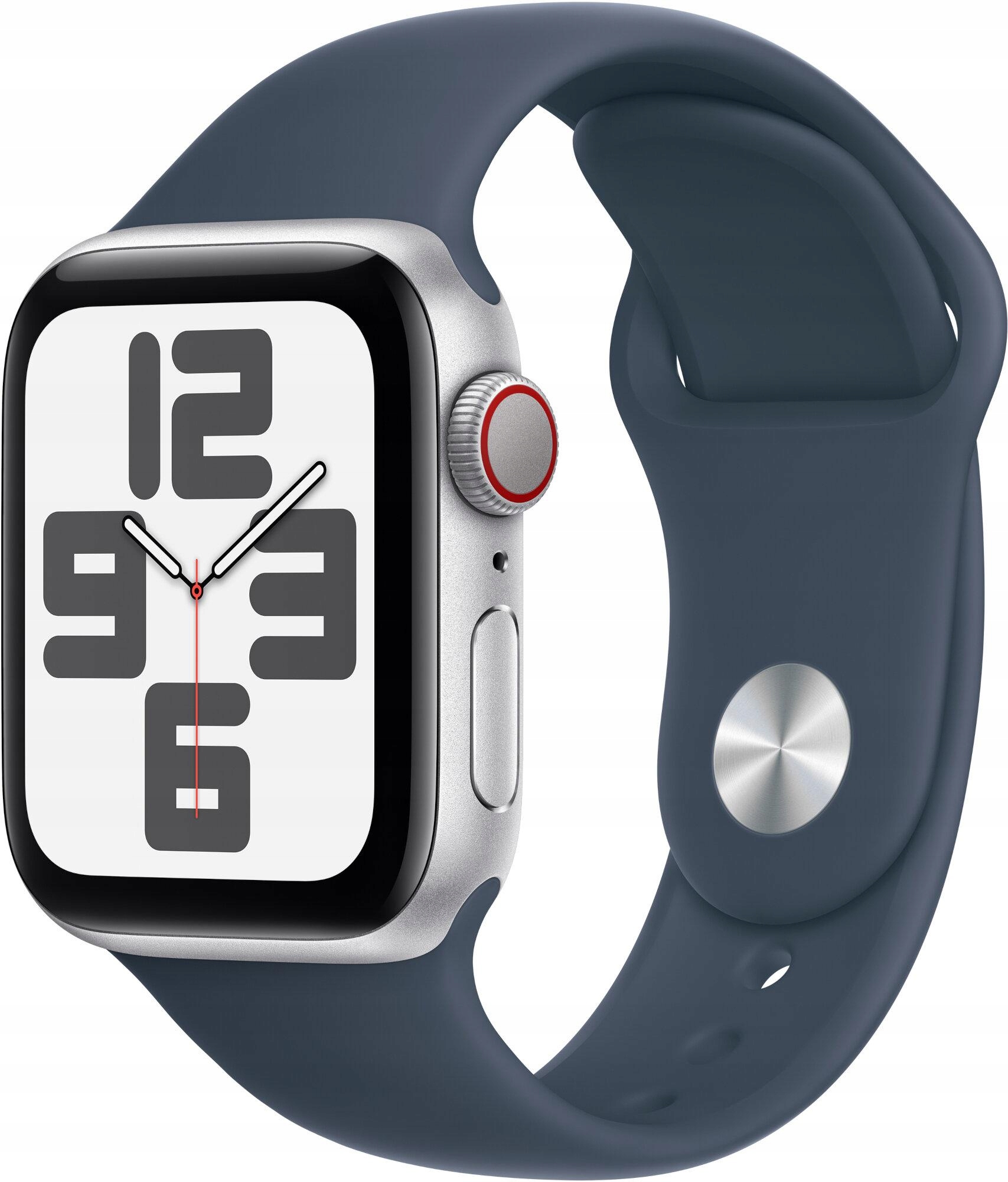 Inteligentné hodinky Apple Watch SE 2gen GPS + Cellular obálka 40mm z hliníka Striebro