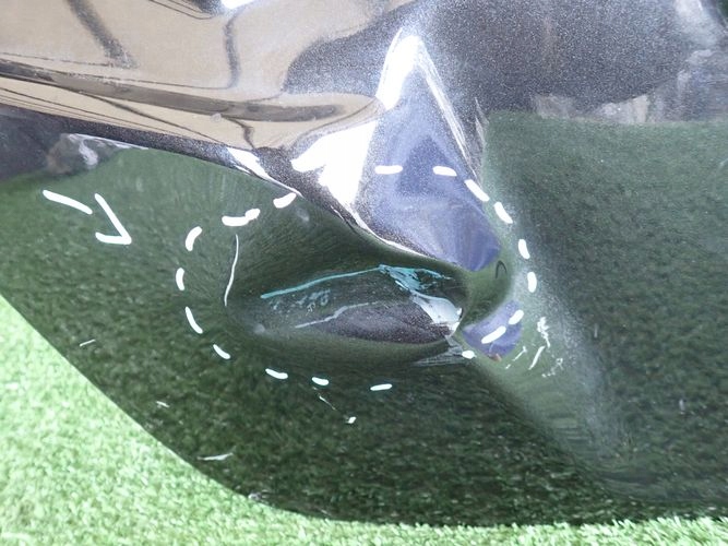 NISSAN LEAF II 17- boot doors rear part