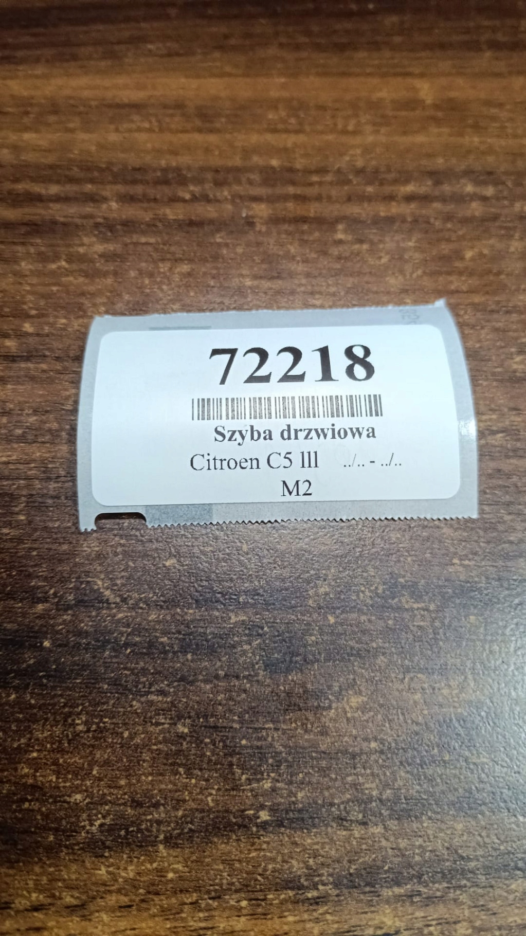 CITROEN C5 III KOMBI window door left front TROJKAT