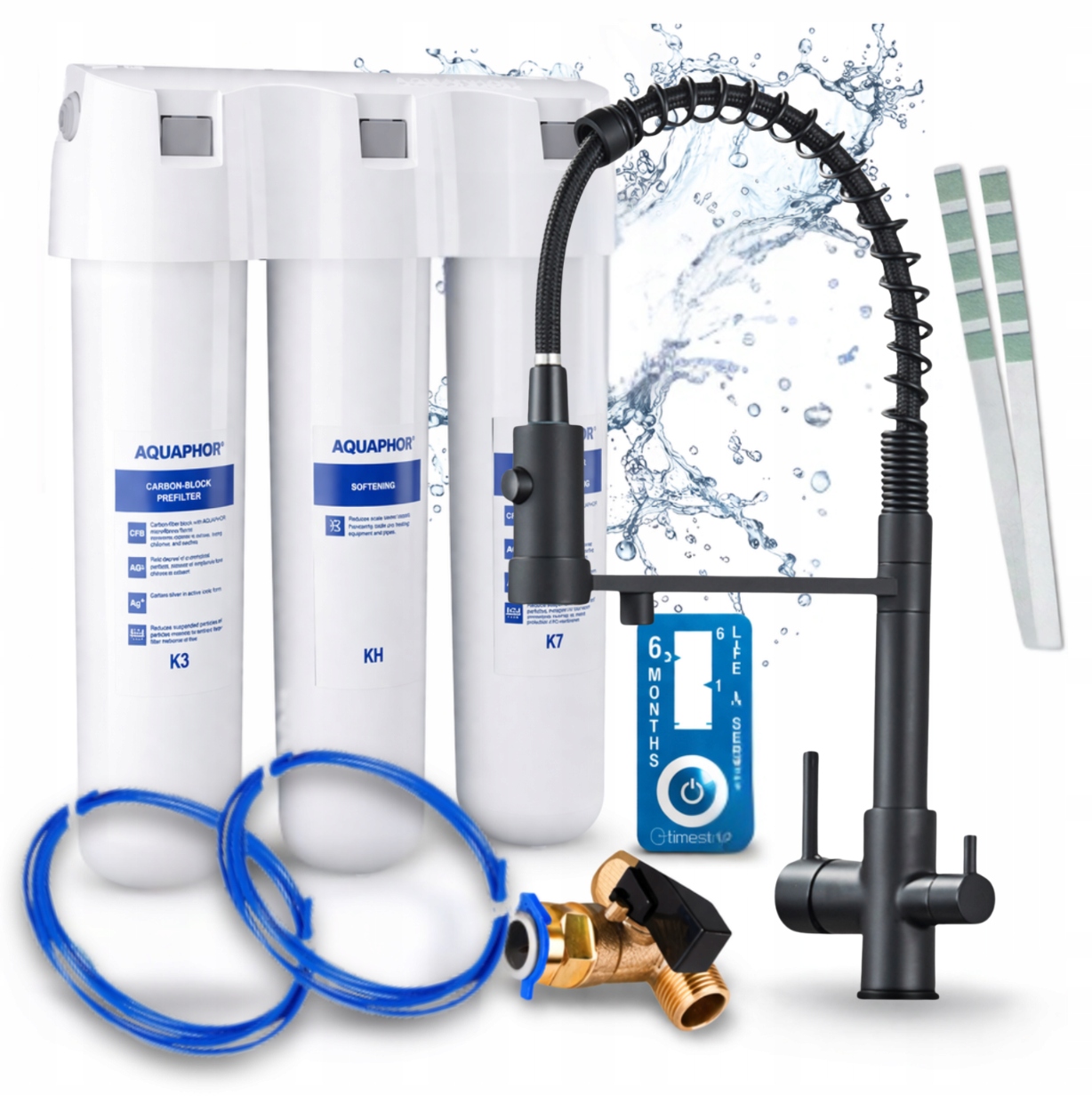 Kuchyňský Filtr Pro Pitnou Vodu Aquaphor Křišťál H A Třícestná Baterie Pzh