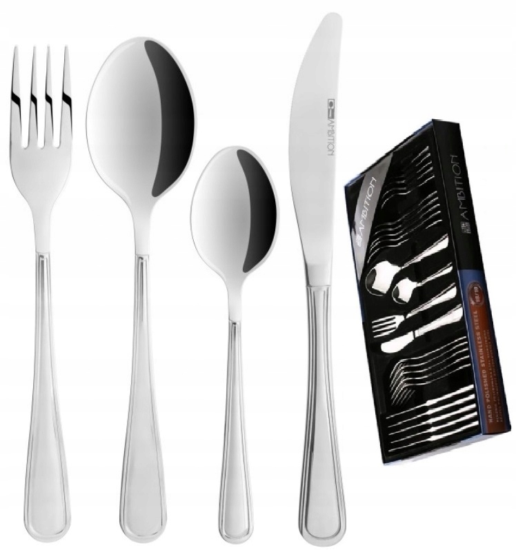 

Ambition 24 Sztućce Verona Zestaw Komplet 6 Osób