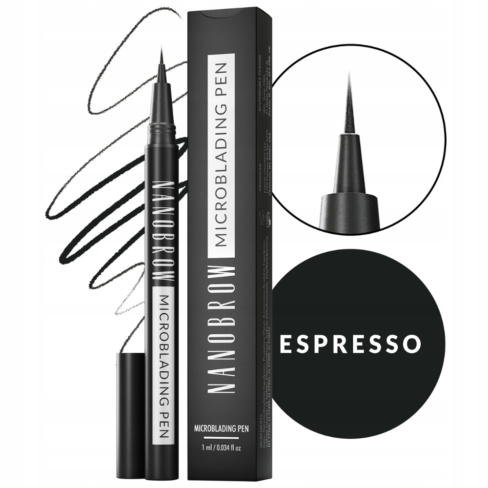 Fix na obočí Nanobrow Espresso ultratenké fix na obočí, microblading