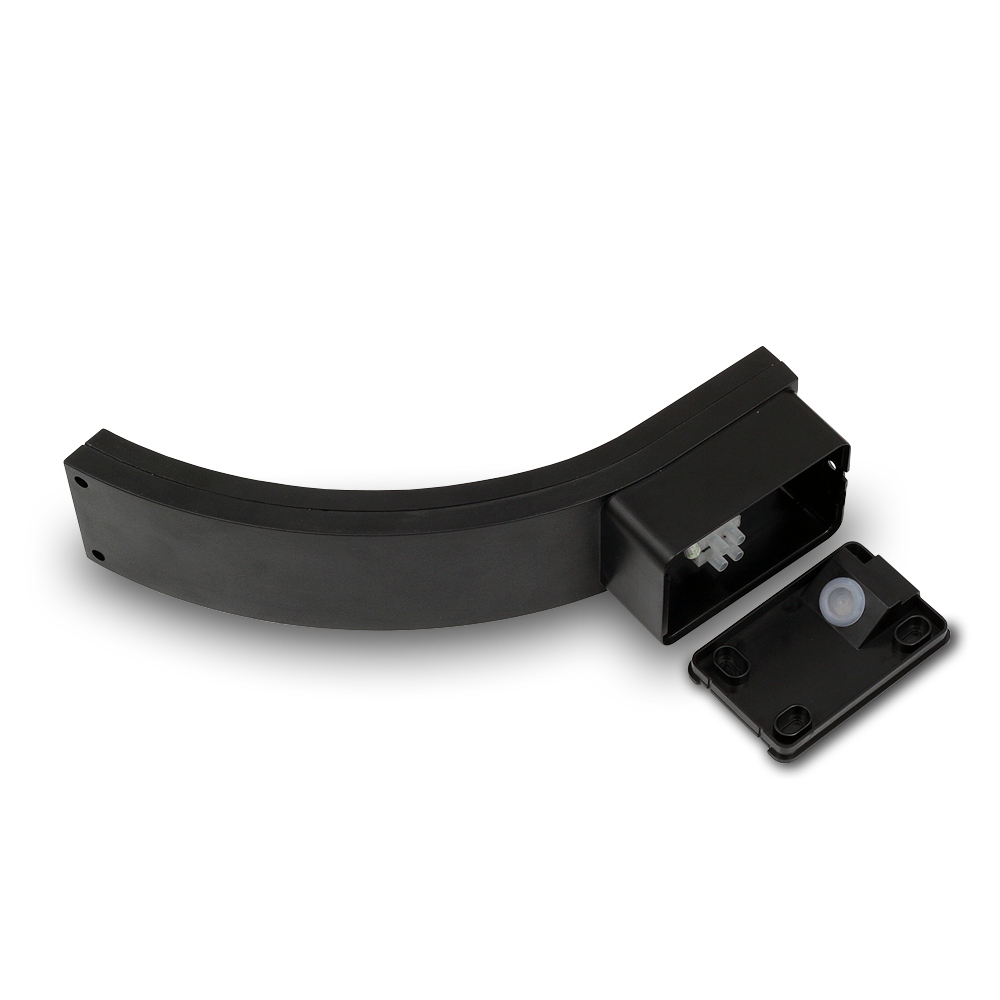 KINKIET ZEWNĘTRZNA LAMPA OGRODOWA ELEWACYJNA 10W CZARNA Kolekcja TORINO