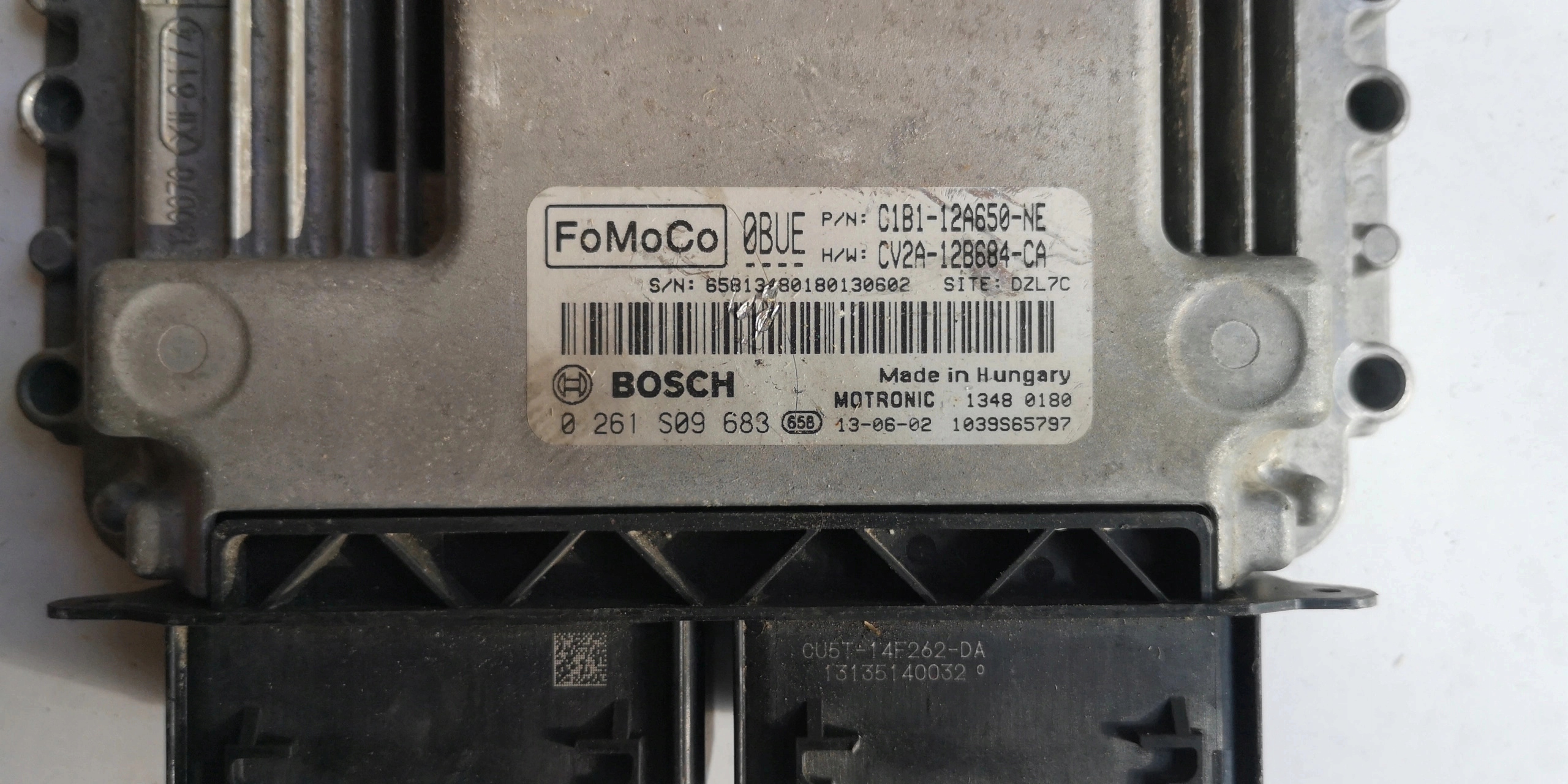 FORD FIESTA computer ECU 0261S09683 C1B1-12A650-NE CV2A-12B684-CA