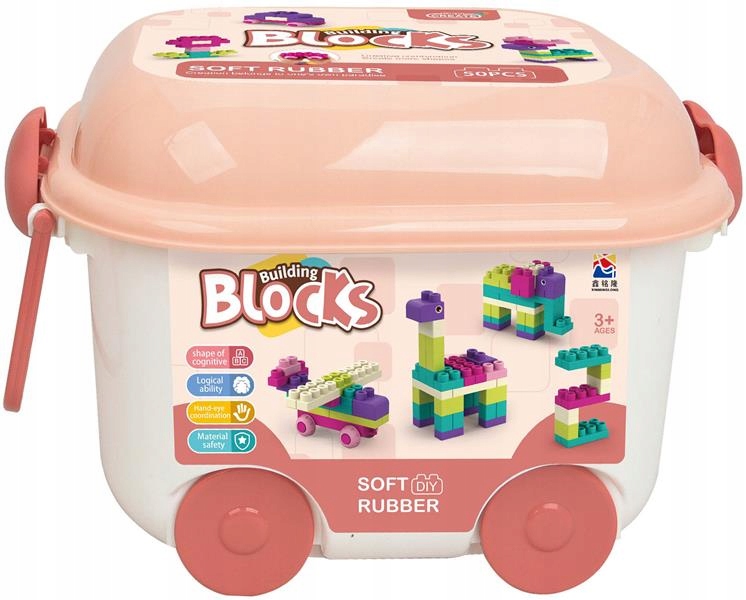 

Klocki Konstrukcyjne 50 El Junior Soft Dla Dzieci