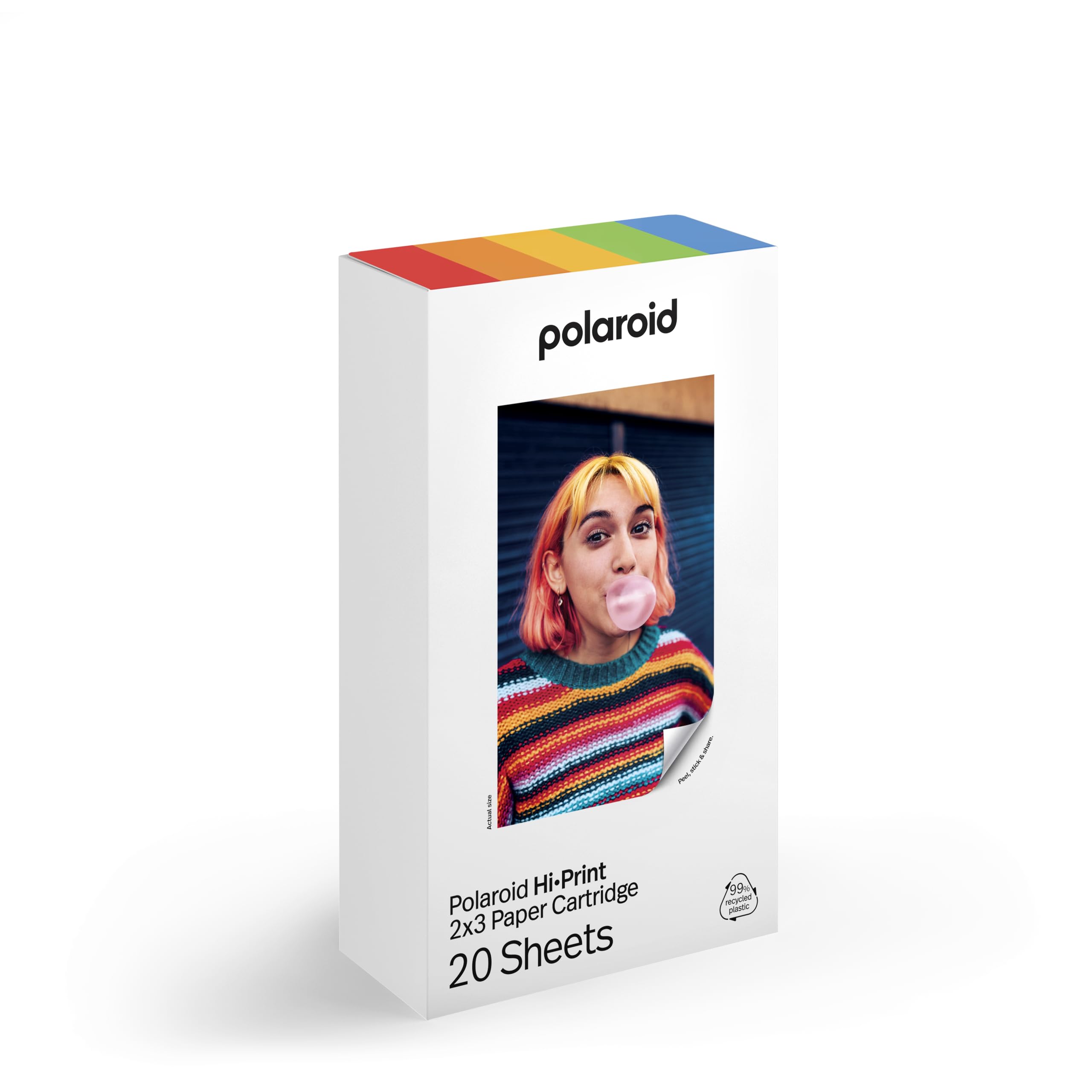 POLAROID Zestaw Hi-Print Papier Drukarka Kieszonkowa Bluetooth Biała — miniatura 5