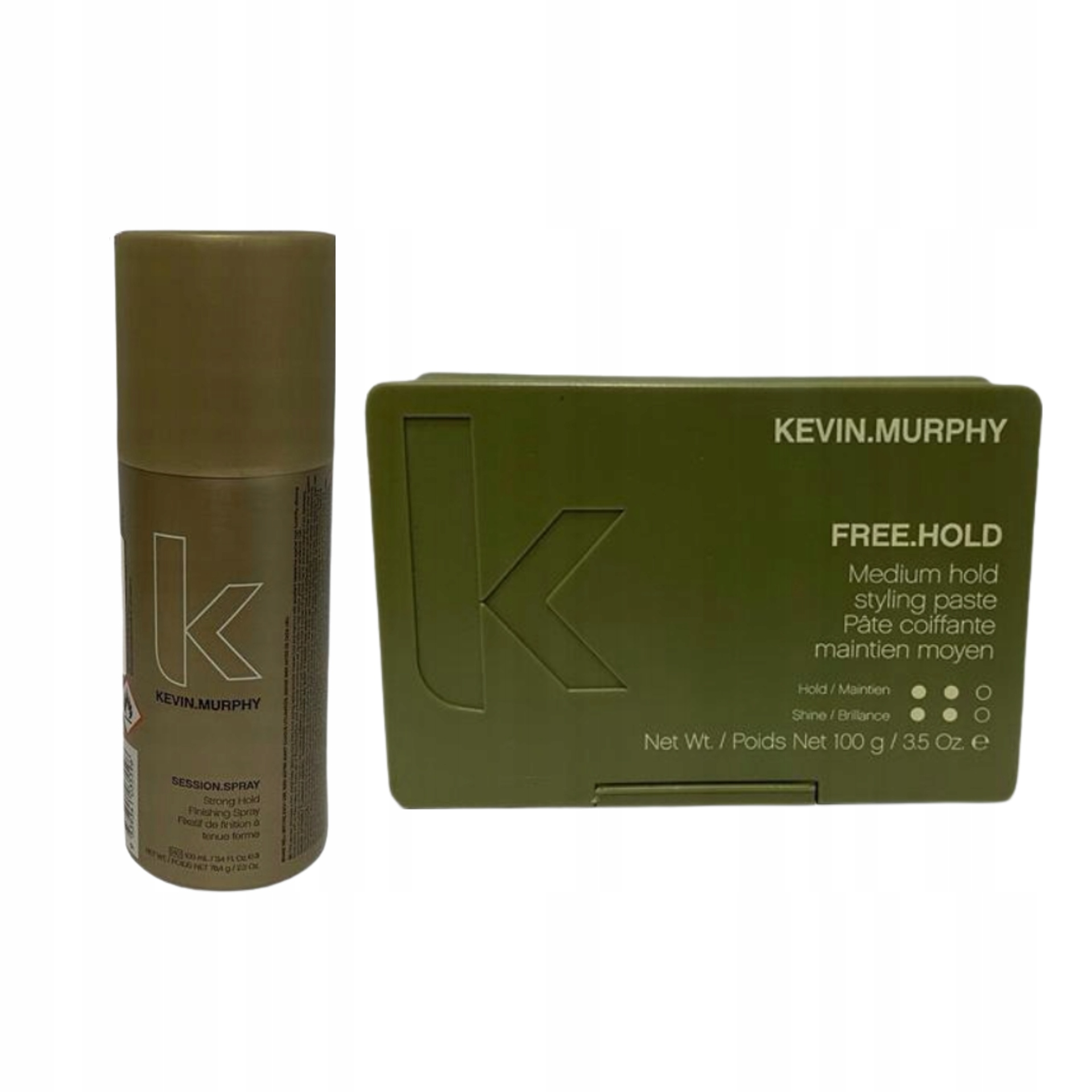 Free Hold pasta i Session Spray lakier