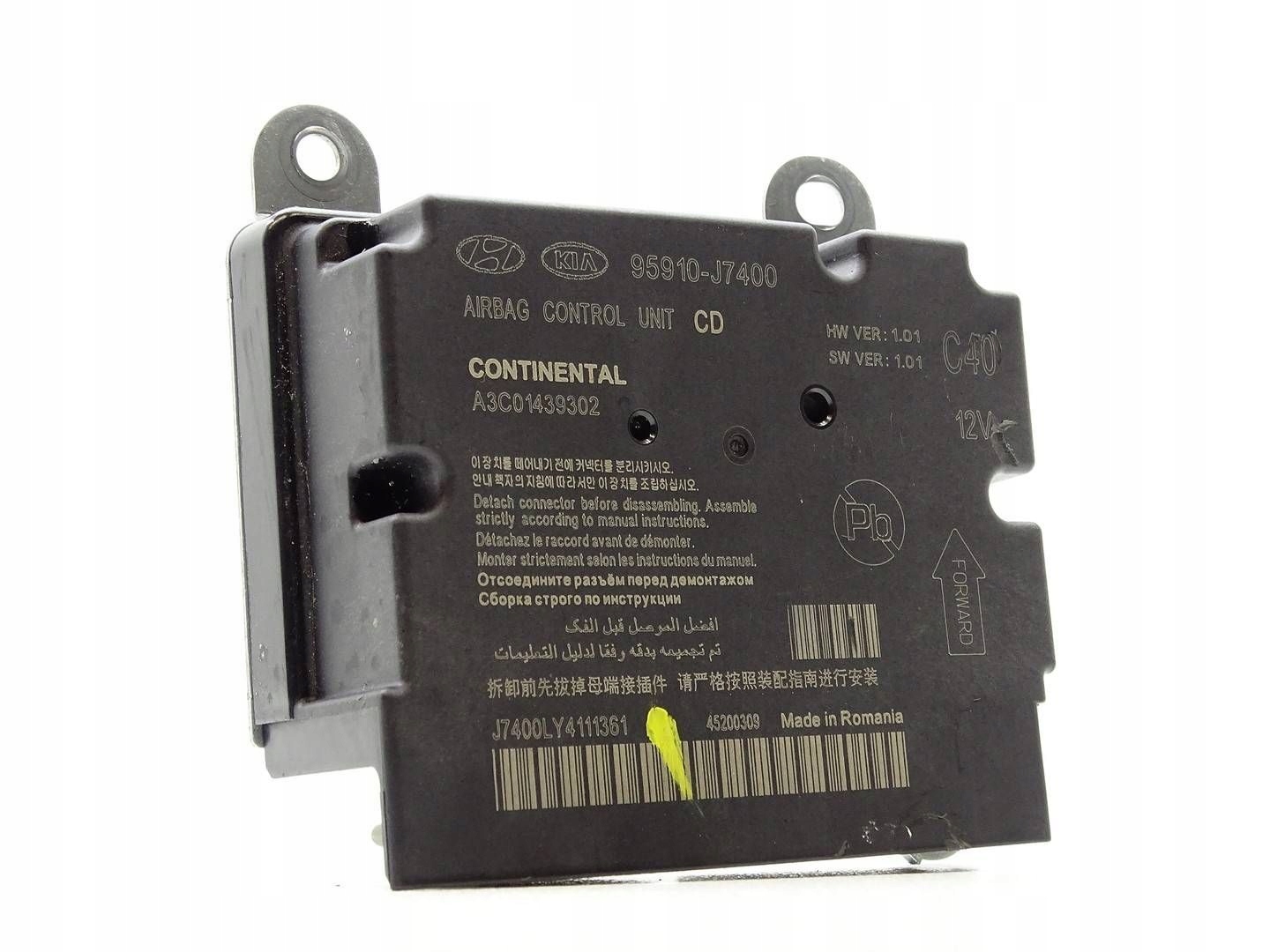 control unit module airbag KIA CEED III 3 95910J7400