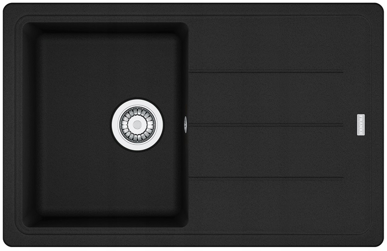 Zlewozmywak kuchenny granitowy Franke Basis Bfg 611-78 780x500 Czarny mat