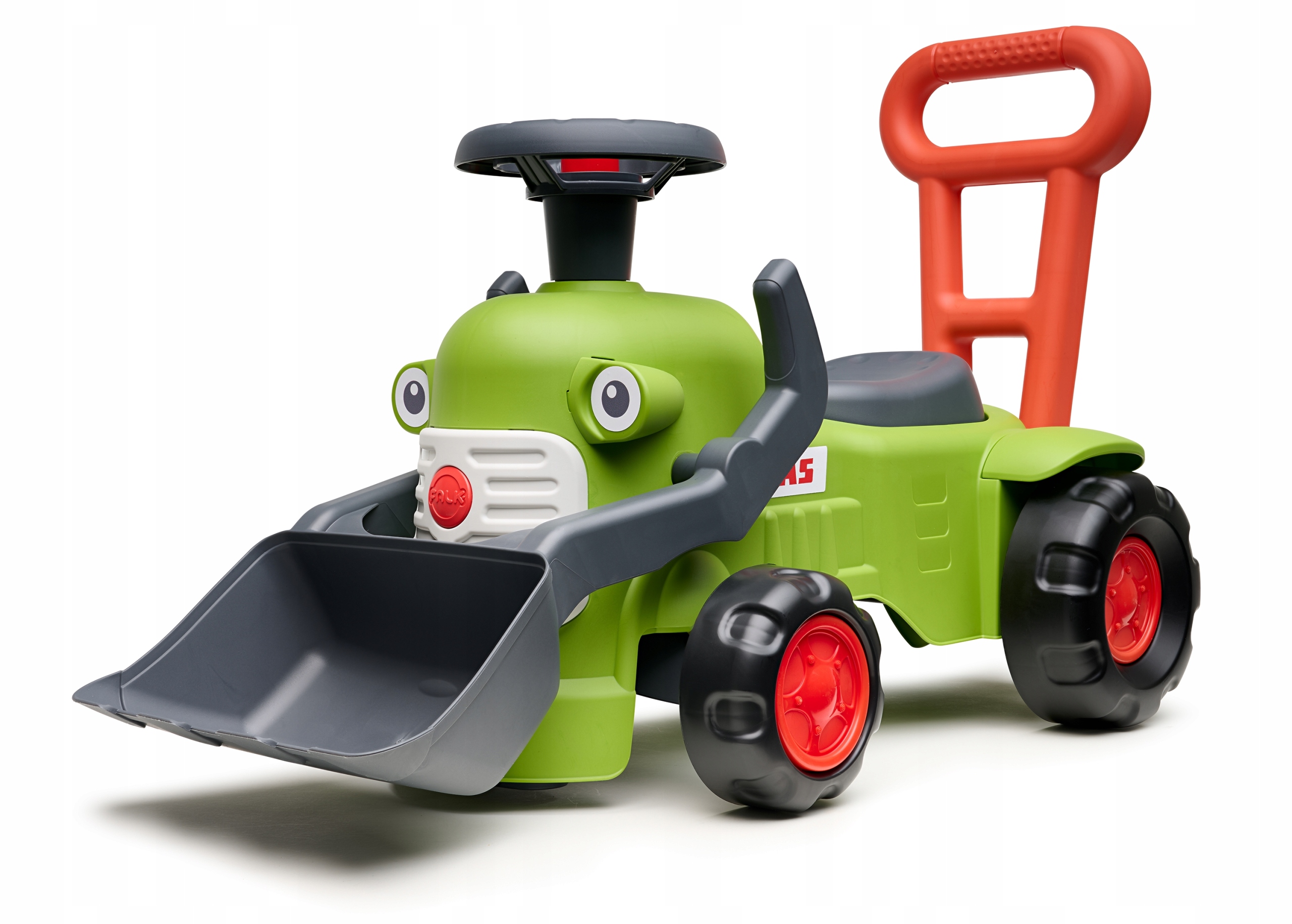 Falk Traktorek Jeździk z Przyczepką Ruchoma Łyżka koparka