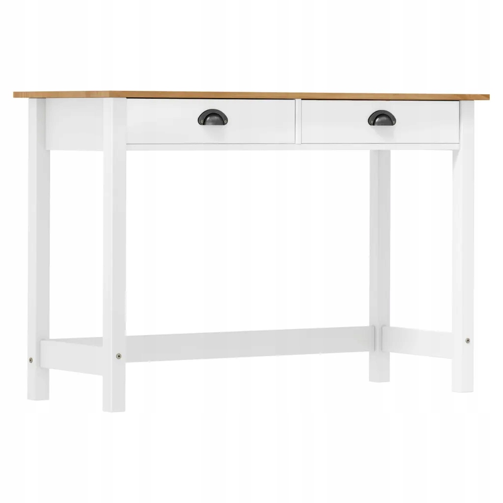 Petrashop Konzolový stolek Hill 2 zásuvky 110x45x74 cm masivní borovice Bí