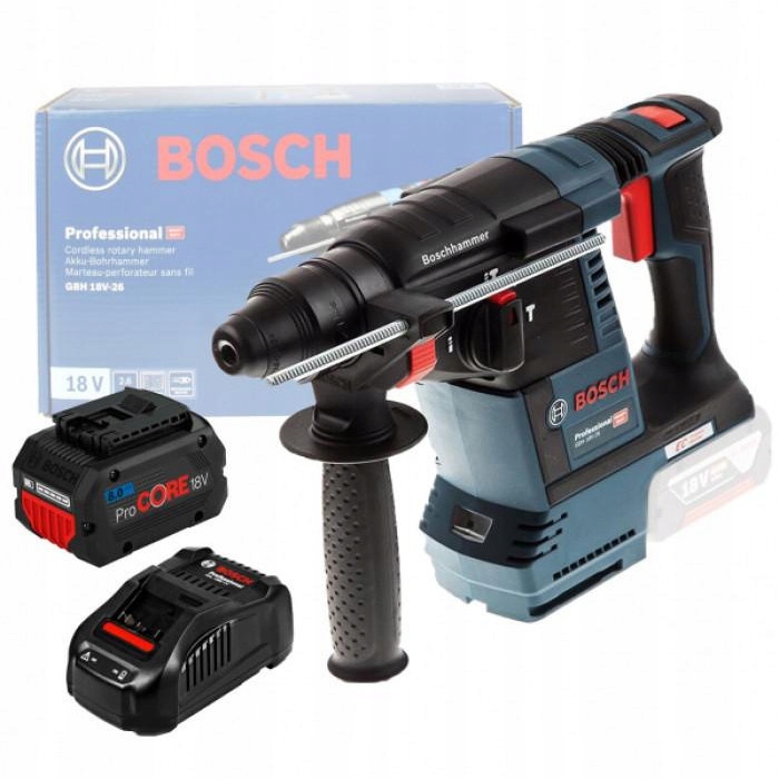 Bosch аккумуляторный молоток GBH 18v-26 8.0 Ah Procore