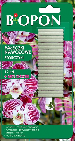 

BiOPON pałeczki nawozowe do storczyków A'20