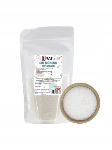 4x Brat Mořská sůl v vločkách 200 g