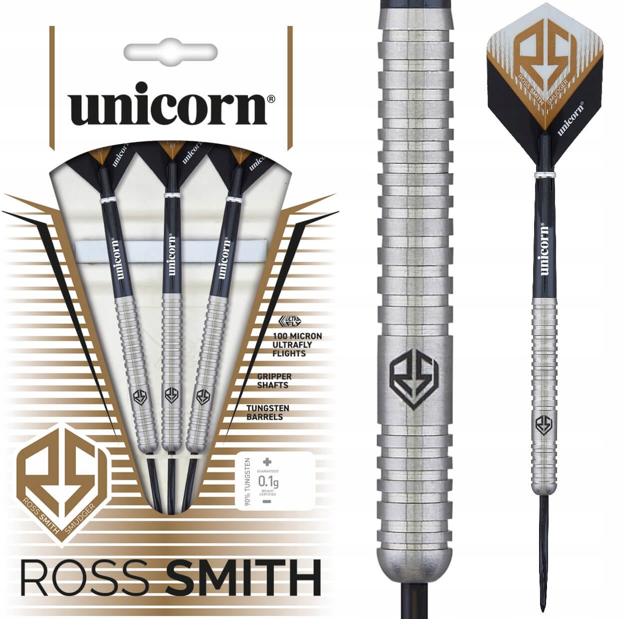 Lotki Rzutki Dart Unicorn Ross Smith 90% Wolfram 22g