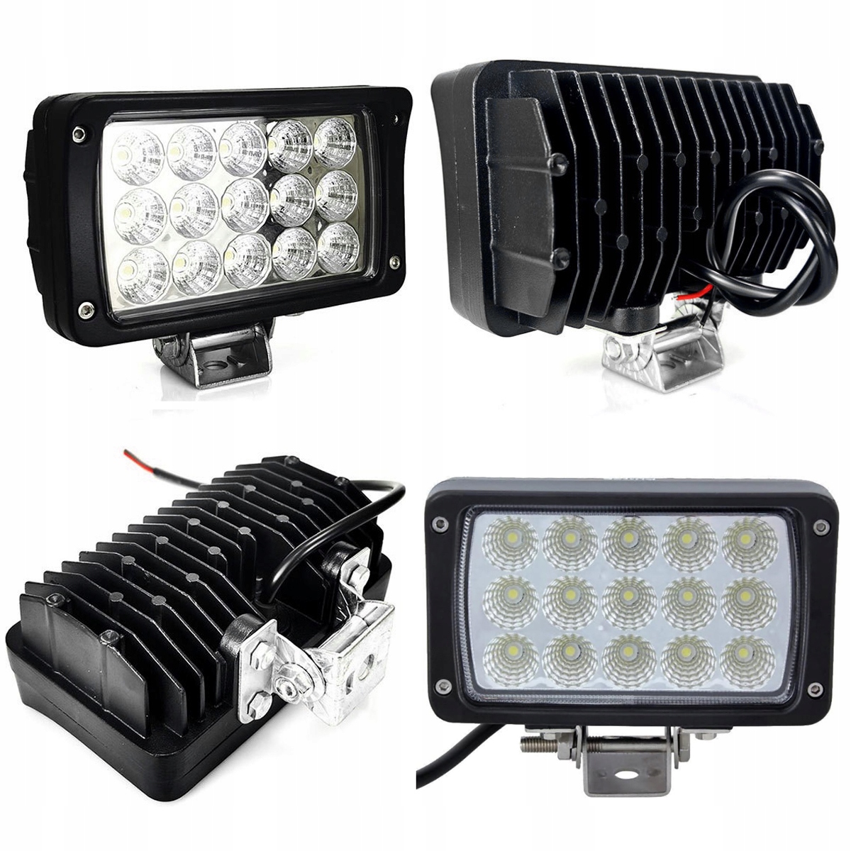 Pracovní Lampa 15 Led halogen 45W 12V 24V 2ks