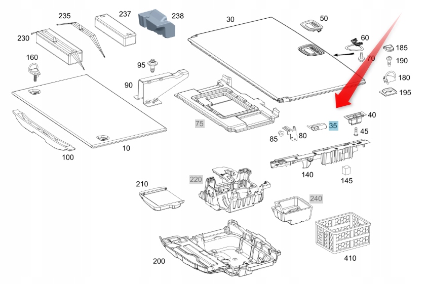 Prahová Lišta Kryjící Lištu Mercedes A21368469009051