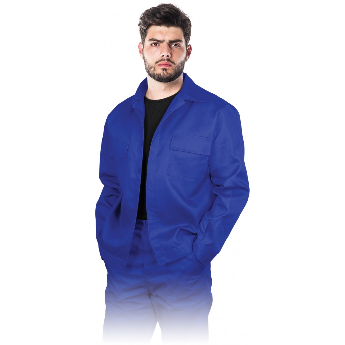 Bluza kurtka robocza ochronna monterska Reis Yes-j niebieska M