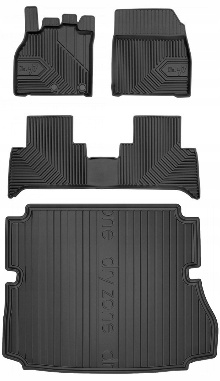 Set 77 Koberce a rohože Renault Grand Scenic 3 2009-2016 7os