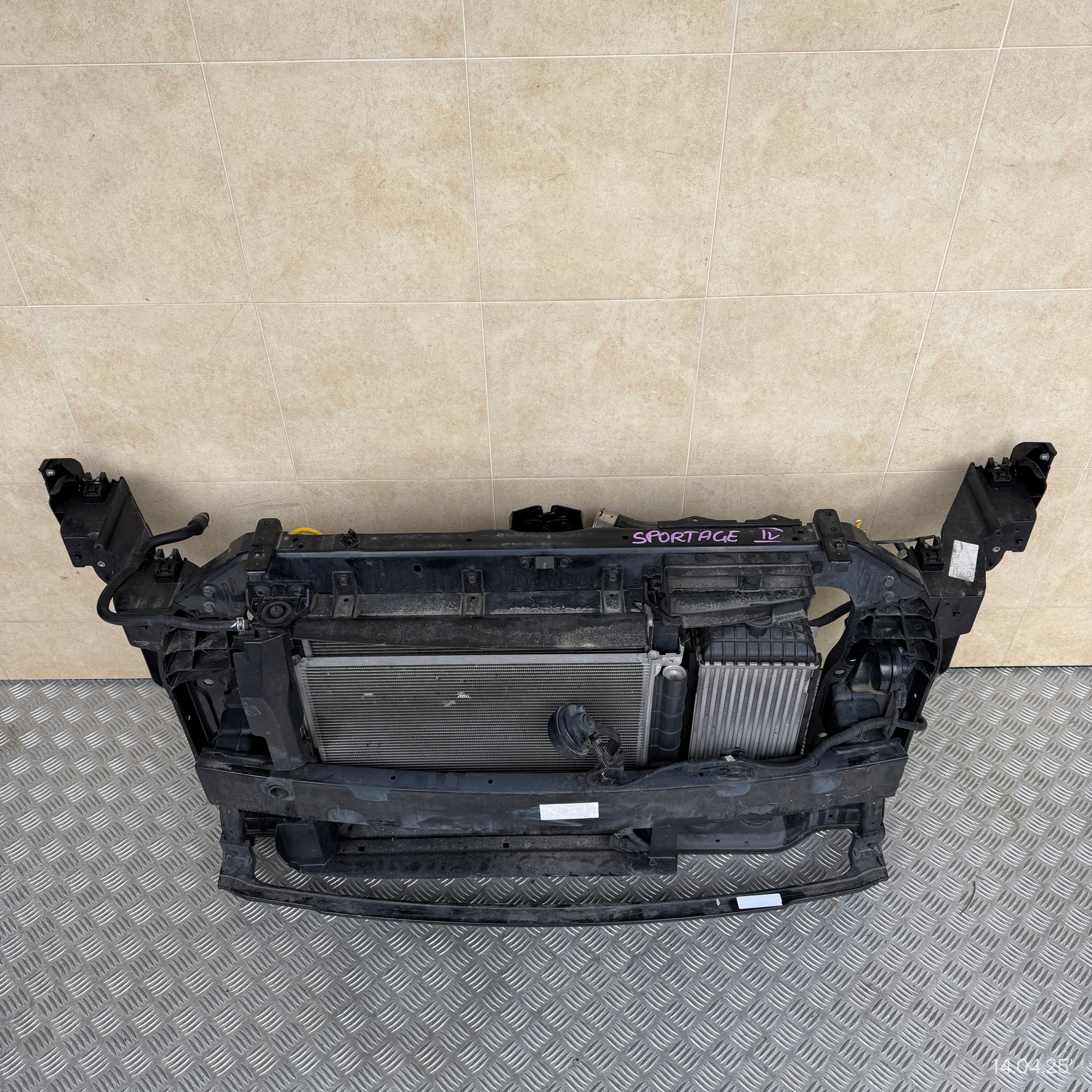 support panel for radiators complete KIA SPORTAGE IV CRDI