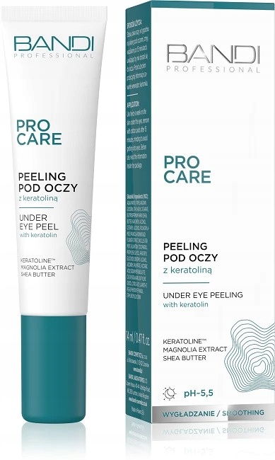 BANDI Pro Care Przeciwzmarszczkowy PEELING POD OCZY z Keratoliną 14 ml