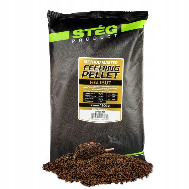 Steg Feeding Pellet 2mm 800g Halibut