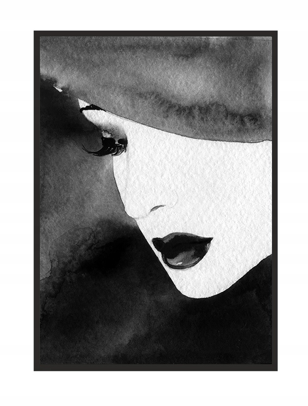 

Obraz Plakat W Ramie 73x53 cm Twarz 9 P567