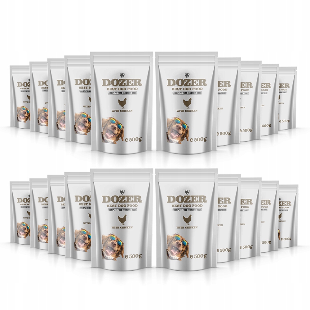 Levně Dozer Vlhké krmivo Drůbež Classic 20 x 500 g