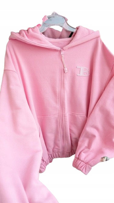 Mikina Basic Zip By o la la...! Růžová U