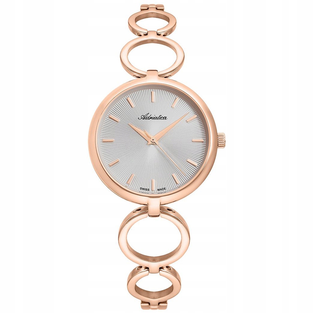 Dámské hodinky Adriatica A3764.9117Q růžové zlato